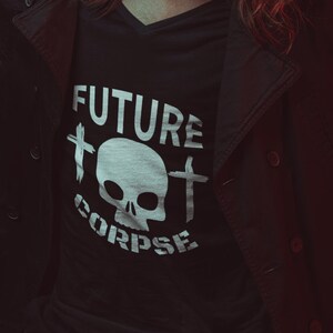 Future Corpse T-shirt med kraftig bomull