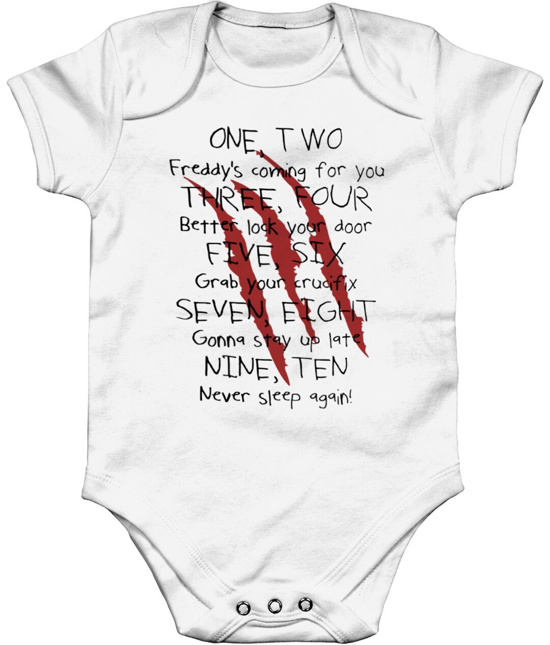 Freddy Krueger Song Short Sleeve Baby Bodysuit - Etsy