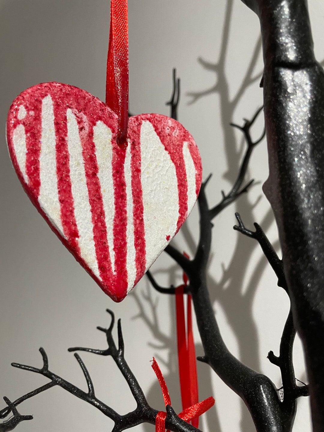 Gothic Glitter Blood Spatter Horror Christmas Ornament - Etsy