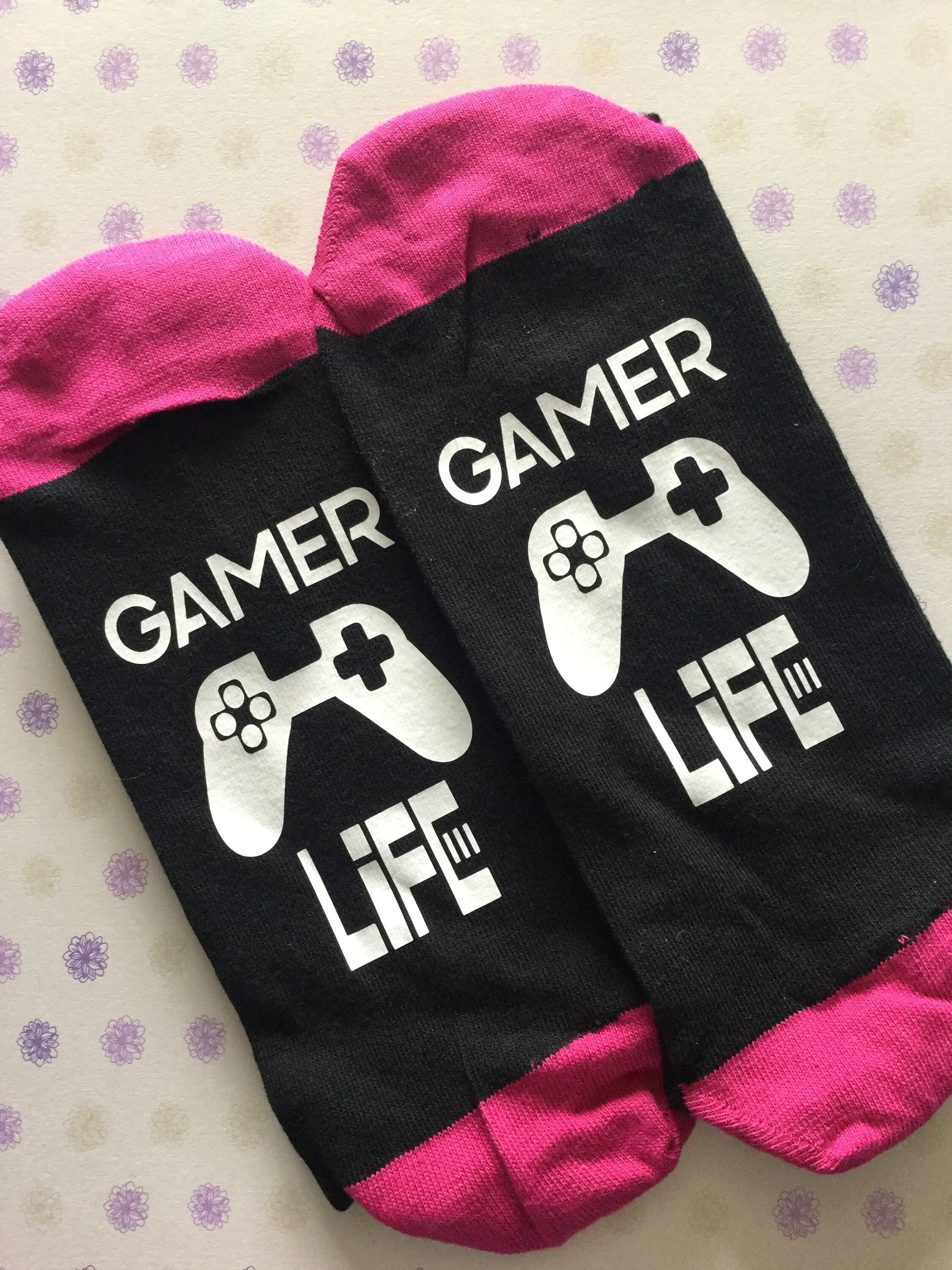 Image of Novelty Socks If You Can Read This, Gamer Life , Gamer Fan Gift