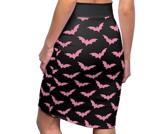 Gothic Bat Women's Pencil Skirt