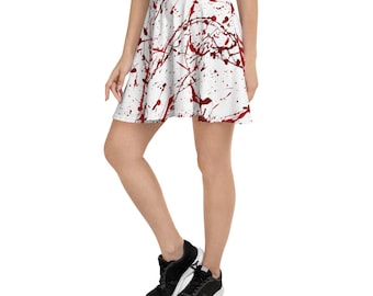 Blood Splatter Skater Skirt