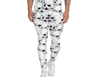 Skull Men's Leggings | Etsy