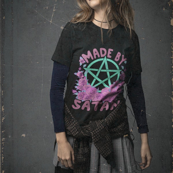 Kawaii Pastel Goth Made by Satan Heavy Cotton T-Shirt