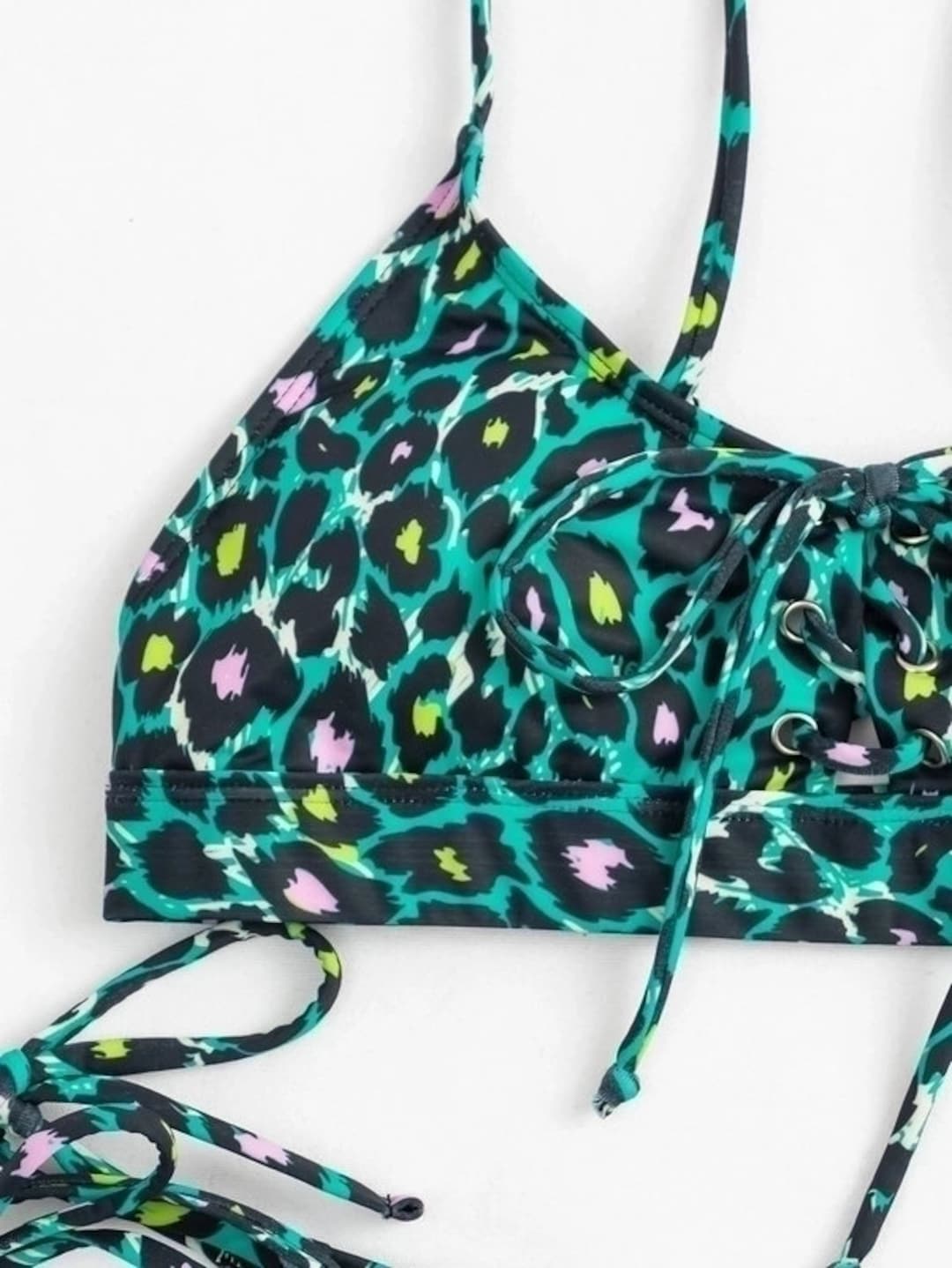 Cheetah Chic In Monochrome Swim Wear