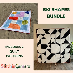 Big Shapes Quilt Pattern Bundle