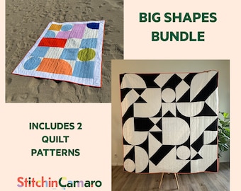 Big Shapes Quilt Pattern Bundle