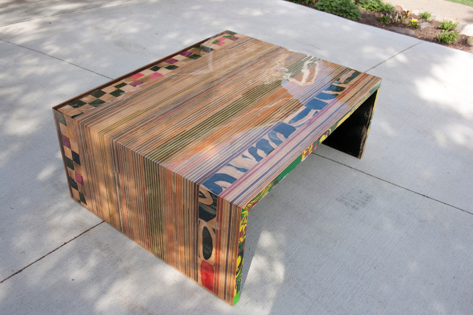 Recycled Skateboard Coffee Table Etsy