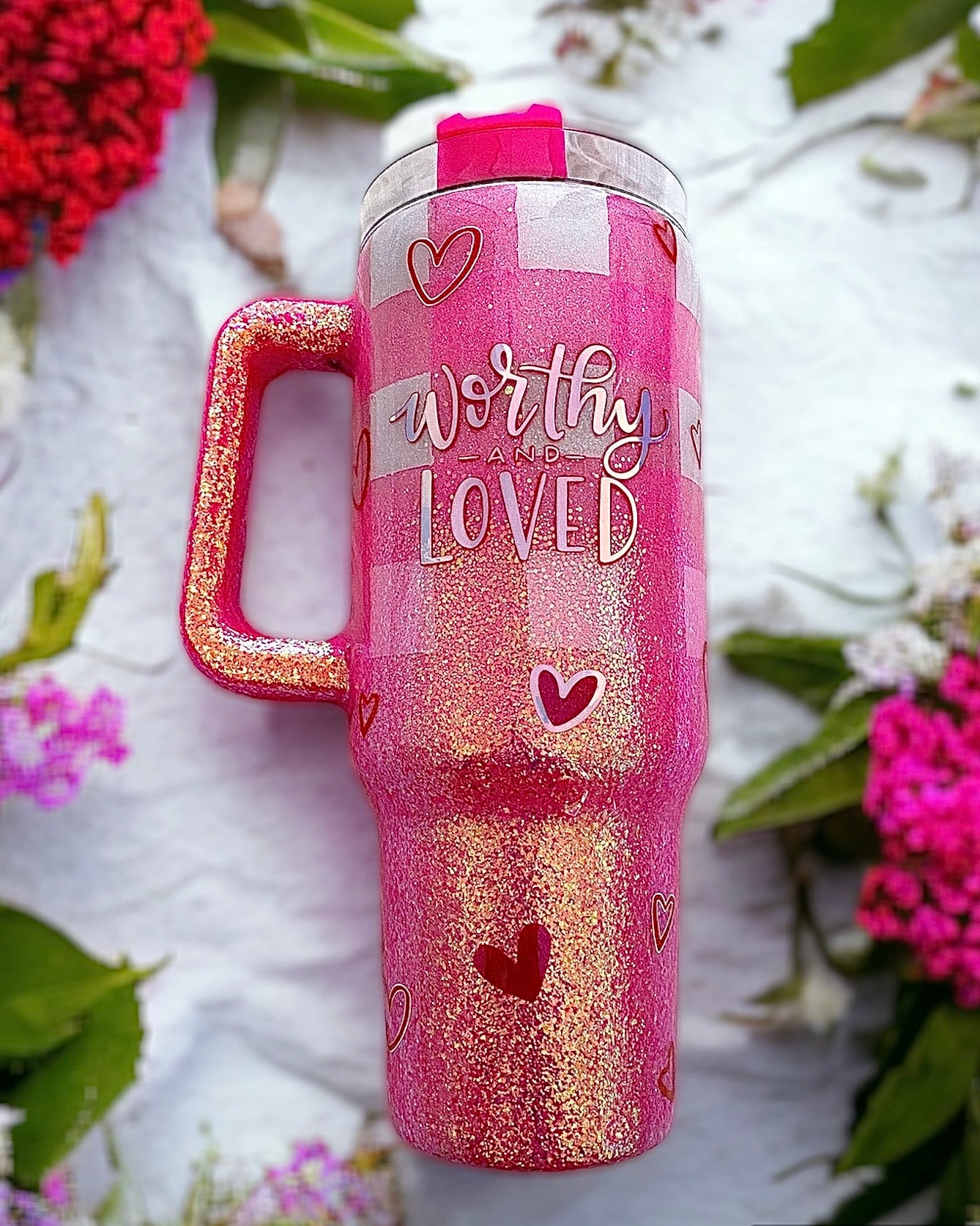 Pink Custom Glitter Yeti Pink Glitter Yeti Pink Online Glitter Yeti