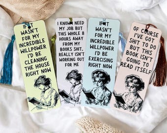 Bookmarks | Retro Housewife Bookmarks | Sarcastic Bookmarks | Boutique Wholesale Items | Bookstore
