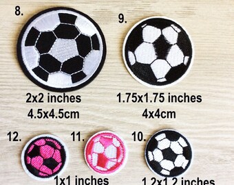 Wholesale Lot 40pcs Sport Soccer football sewing iron on patch DIY SEWING 3.5cm 1.4inch
