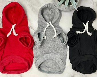 CITY HOODIE Personalized Dog: Fleece Lined Pet Sweatshirt, Christmas Outfit