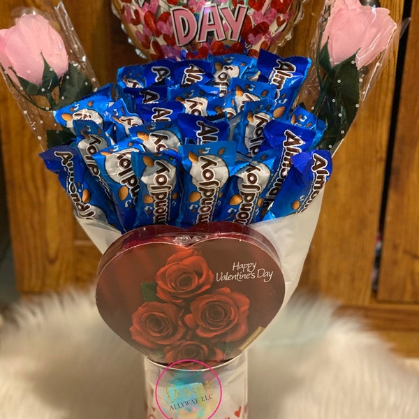 Valentine Candy Bouquet - Etsy