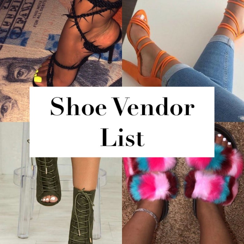 name brand shoe vendors