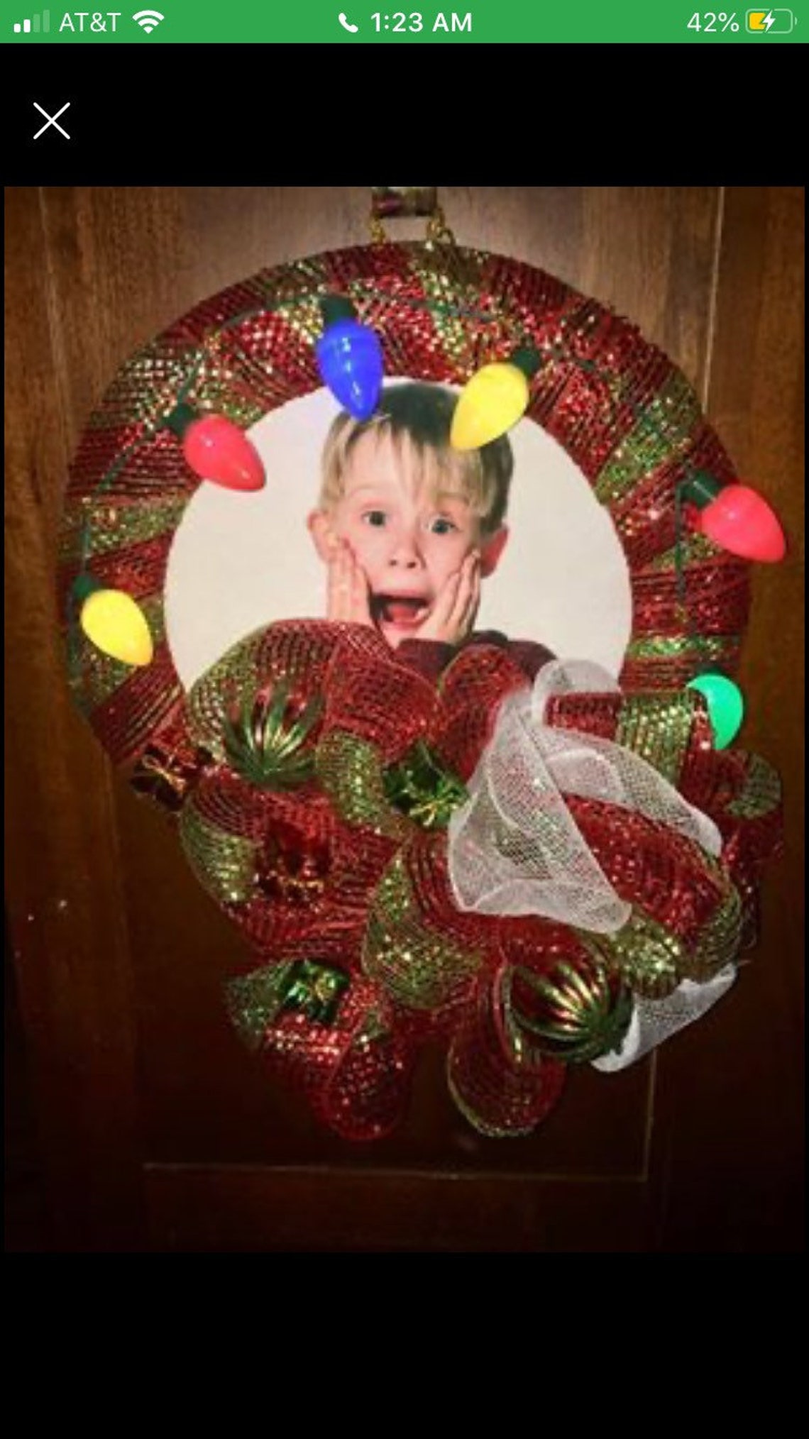 Home Alone Christmas Wreath 