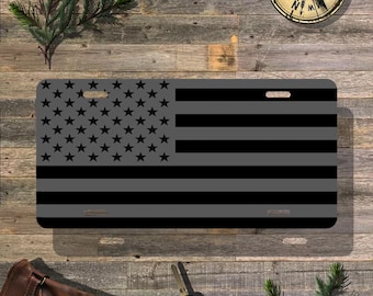 Tactical Plate - Tactical Flag - License Plate