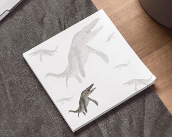 Mosasaurus Dinosaur Sticky Notes, 4x4, 50 Sheets