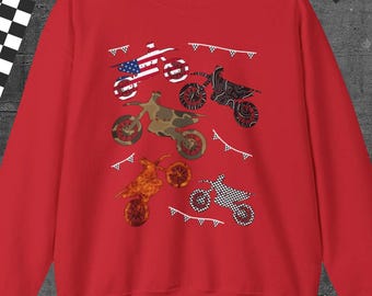 Dirt Bike Motocross Rider Sweatshirt