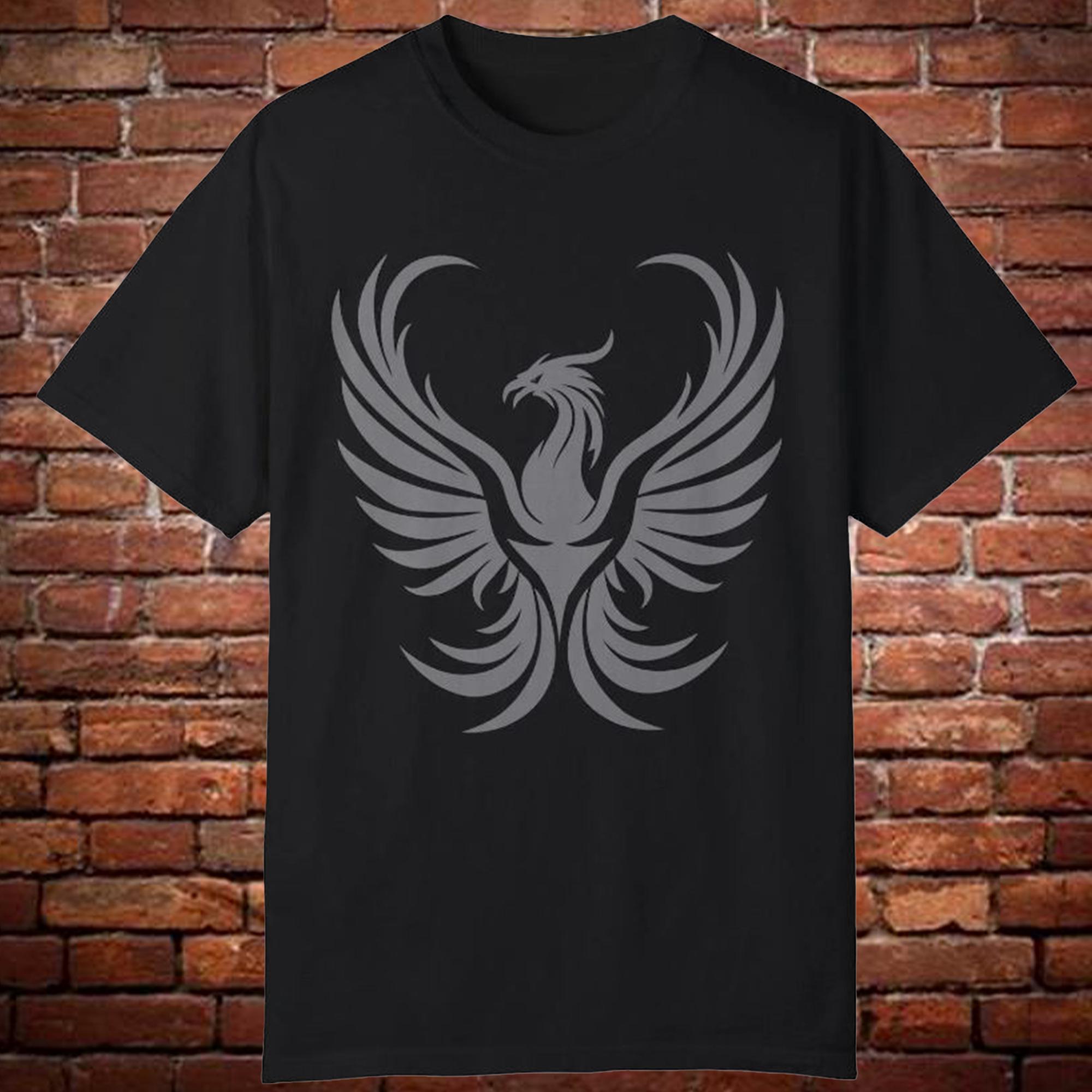 PHOENIX グラフィックTシャツ ブラック Lサイズ Phoenix Tee Unisex Garment-dyed T-shirt, Phoenix Tshirt - Etsy