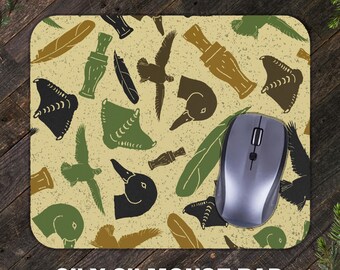 9'' X 8'' Duck Camo Mouse Pad, Duck Gift, Duck Hunter Desk, Duck Office
