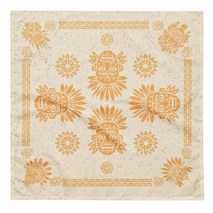 Aztec Mayan Tribal Geometric Print Bandana Handkerchief Scarf