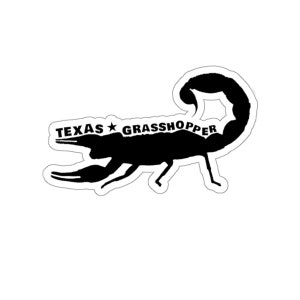 Texas Grasshopper Sticker Decal