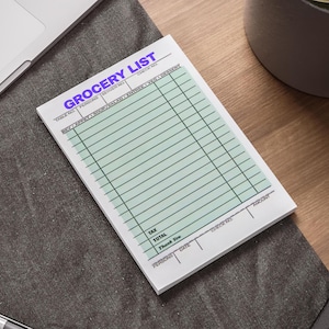 Notatki samoprzylepne z listą zakupów, notatki samoprzylepne z listą rzeczy do zrobienia, bloczki z notatkami Post-it®, notatnik z odrywanym napisem, notatnik produktywności