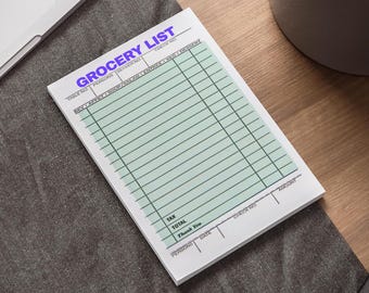 Grocery List Sticky Notes, To Do List Sticky Notes