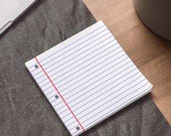 Mini Sticky Notes, Mini Lined Paper Sticky Notes, Size 4x4, 50 Sheets