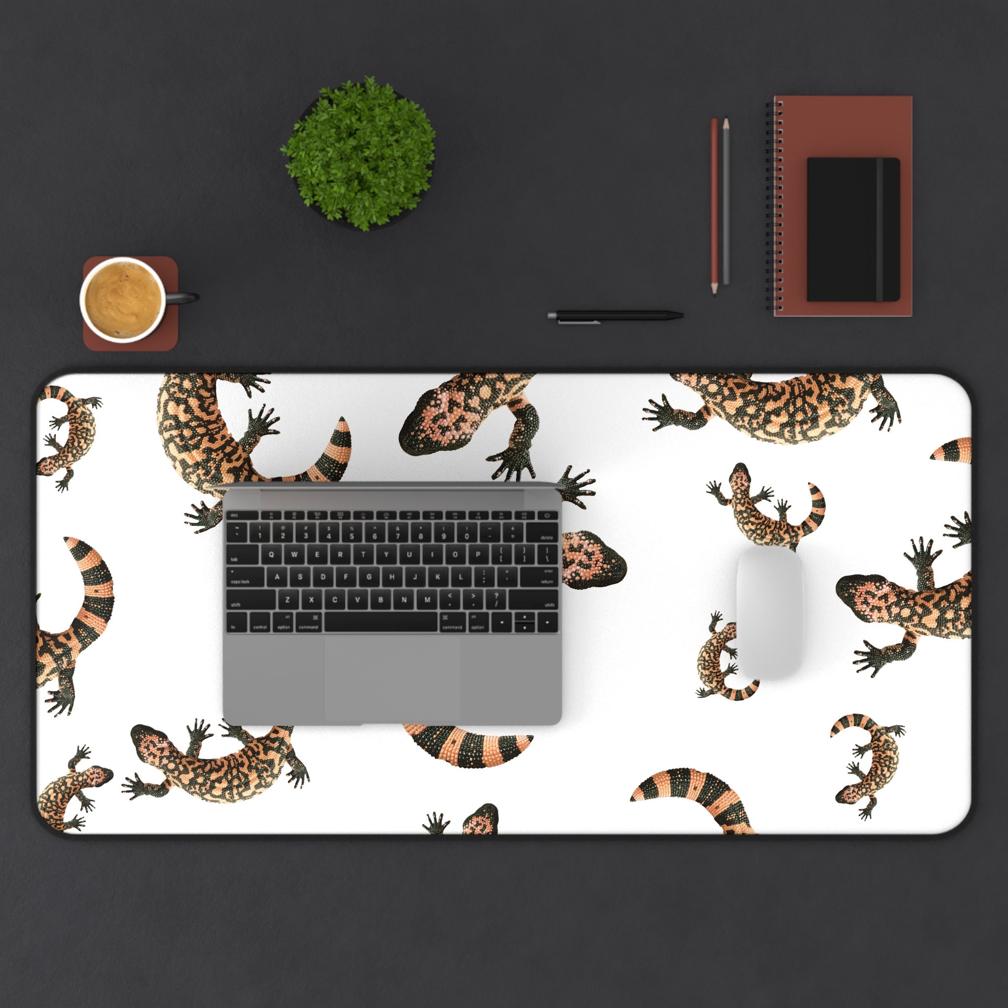 Gila Monster Desk Mat, Lizard Desk Mat, Gila Monster Desk Pad, Reptile ...