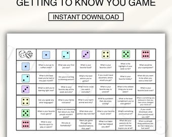 Icebreaker Game | Office Thanksgiving Game | Dicebreaker Game | Getting to know you game