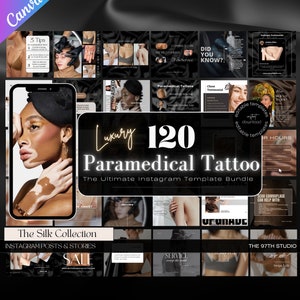 Post Instagram di tatuaggi paramedici / Tatuaggi medici / Instagram Medspa / Tatuatori / Instagram di aziende di bellezza / Post Instagram modificabili