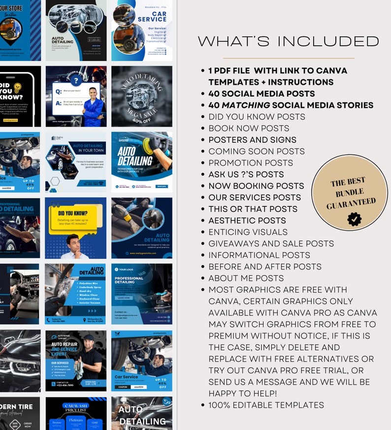 Auto Detailing Marketing Auto Detailing Posts Mechanic Social Media