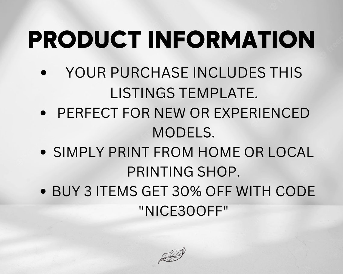 COMP CARD Template, Modeling Photocard, Zed Card for Models, Z Card, Fashion Resume Photo Card