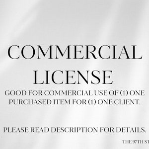 Commercial License
