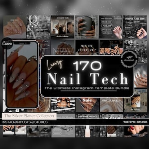 Nail Tech Instagram Vorlagen | Nail Tech Instagram Beiträge | Nagel Technik Instagram | Nail Tech Social Media Instagram Beiträge | Manikürist Posts