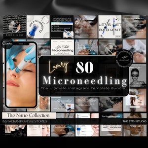Microneedling Instagram Posts | Kosmetikerin Instagram | Medspa Instagram | Tätowierer | Beauty Business | HF Microneedling | Hautpflege