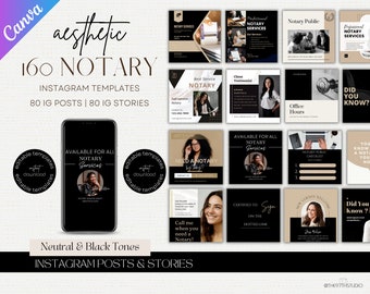 Notary Marketing | Notary Signing Agent | Notary Social Media | Loan Signing Agent | Notary Instagram Posts |Notary Posts Templates |IG Post