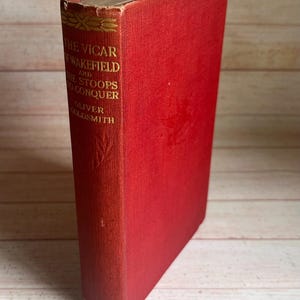 1933 The Vicar Of Wakefield and She Stoops to Conquer Hardback Book: Oliver Goldsmith, Daily Express Publications