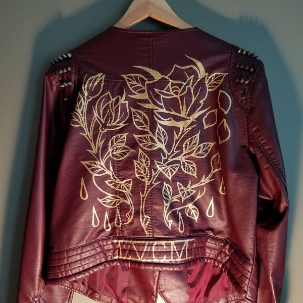 Rose Gold Spiked Jacket (XL)