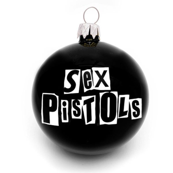 Adorno del árbol de Navidad de Sex Pistols, adorno de Motörhead