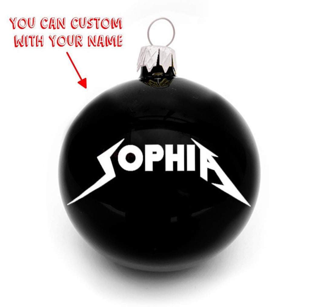 Heavy Metal Christmas Tree Ornament Metal Merry Christmas Etsy