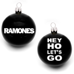 Ramones hey ho vamos lá enfeite de árvore de natal