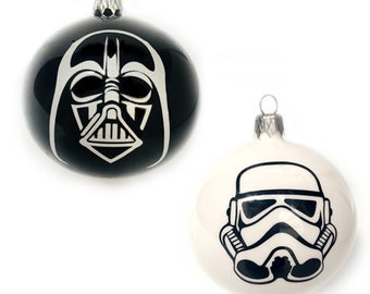 Star Wars Christmas Tree Ornament, Darth Vadder ornament, Tropper ornament