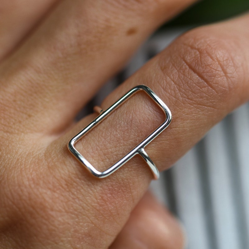 Geometric Shape Ring - Etsy