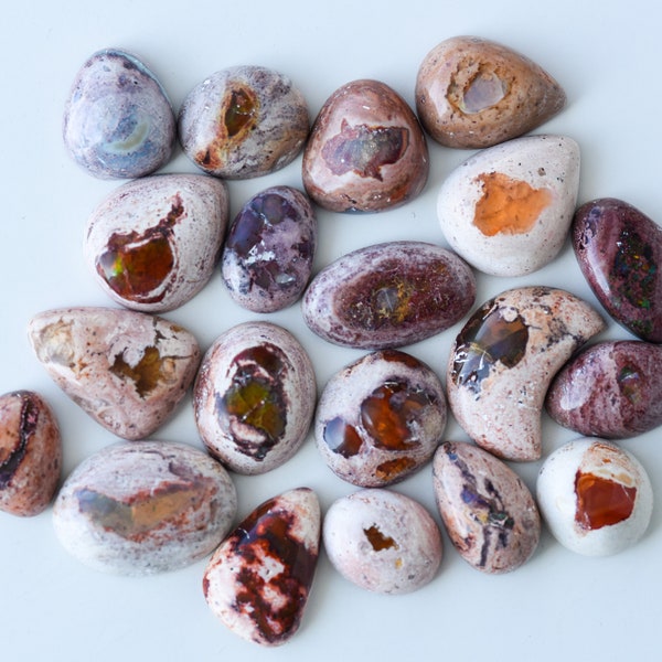 Mexican Opal Stone Destash, Cantera Fire Opal