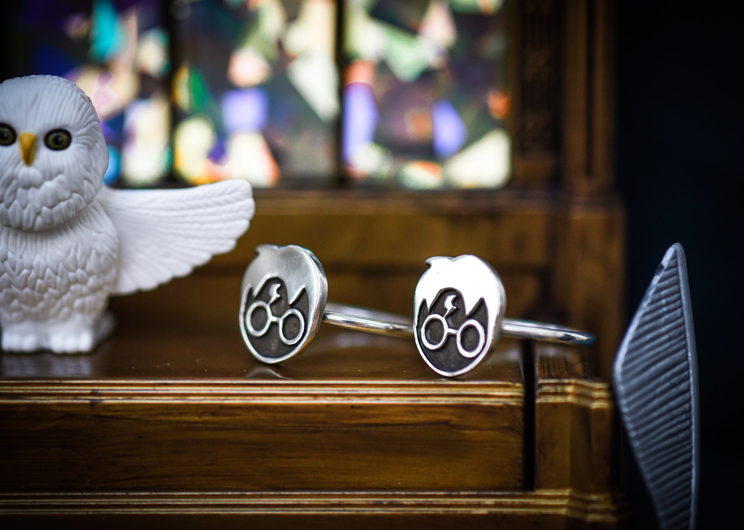 Harry Potter Ring Hogwarts Jewelry Draco Malfoy Severus Etsy