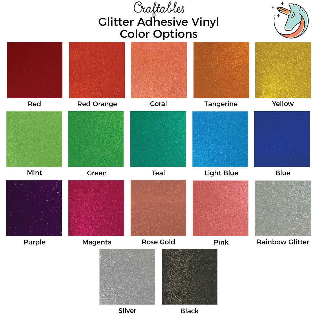 Glitter Vinyl Sheets for Cricut Silhouette Translucent Etsy
