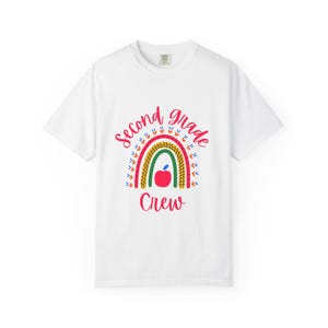 Second Grade Crew T-Shirt | Back to School Shirt | 2nd Grade Teacher Student Tee | Grade Level Shirt | Team Second Grade Tee