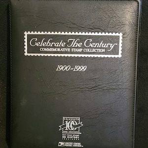 Commemorative 1900 - 1999 Stamp Collection with Display Book ~ Vintage Stamps ~ US Stamps ~ Stamp Collection